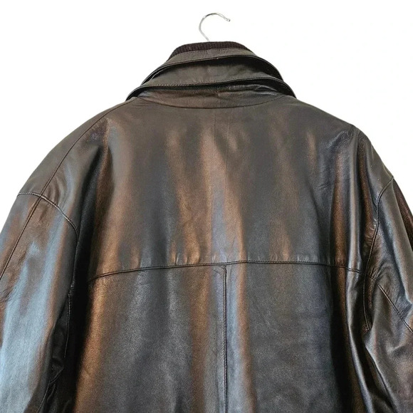 Laurence Roy Vintage 100% Lambskin Leather Moto  Biker Boho Jacket Black Size M. - Picture 6 of 16